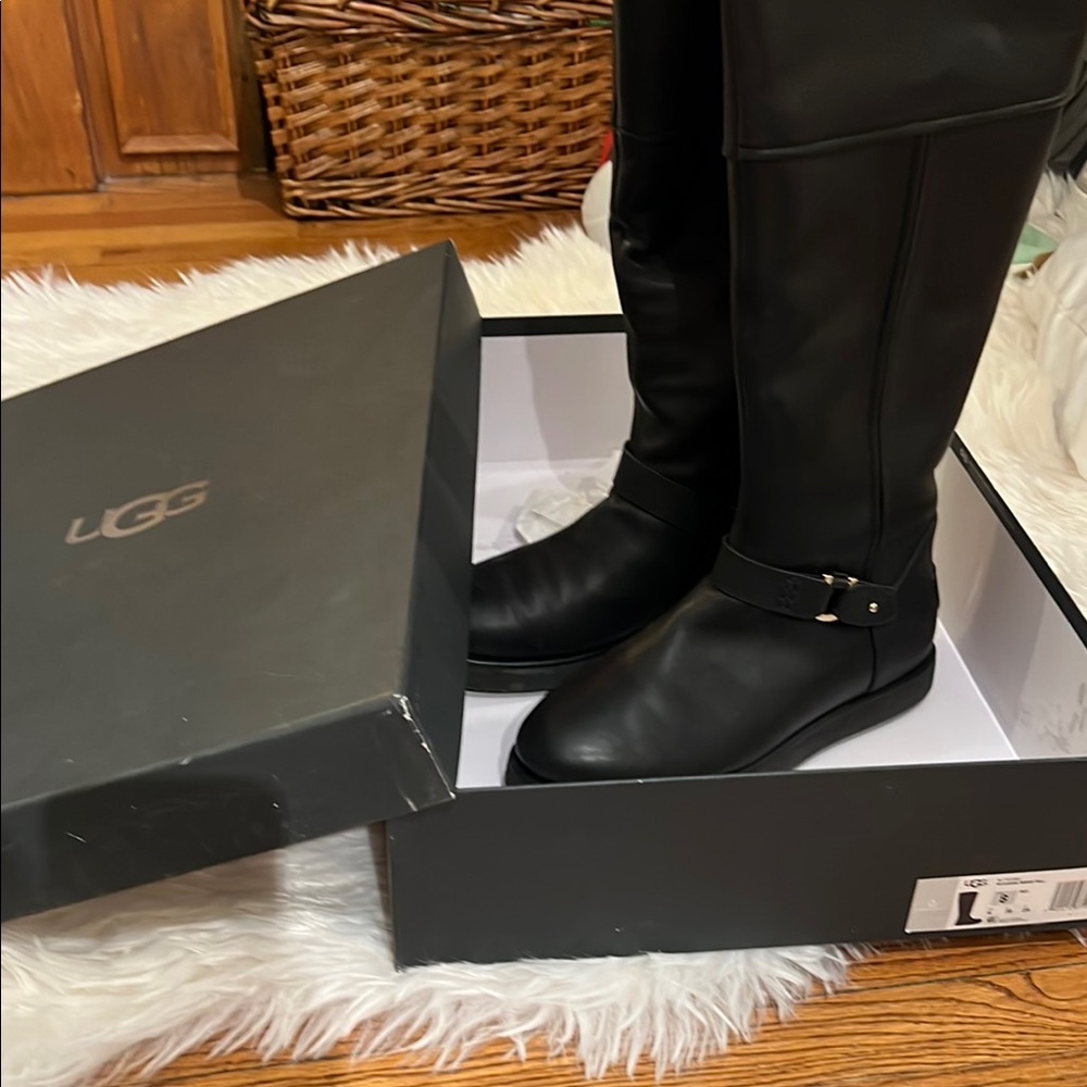 LAST WEEKEND! Closing-Closet SALE! UGG Black Leather Boots